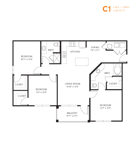 C1 01-01206 floor plan