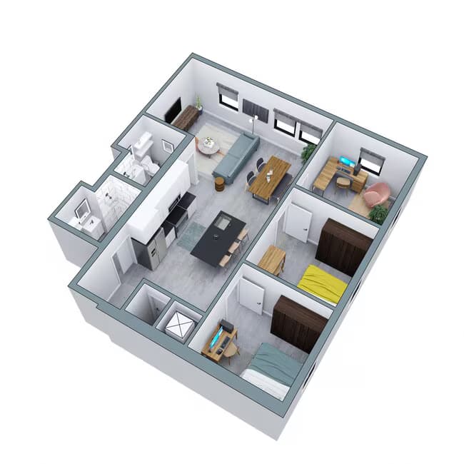 Unit 0 0 floor plan