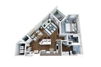 Unit 332 334 floor plan