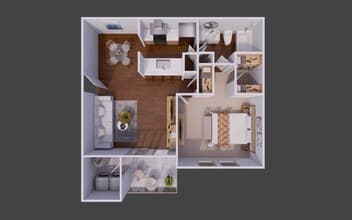 A1 107 floor plan