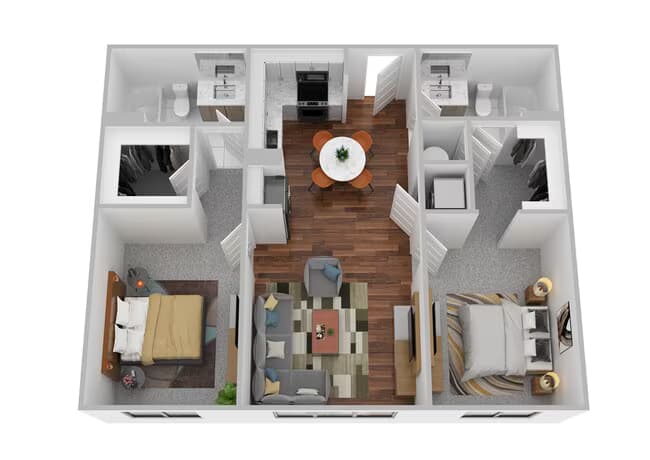 Unit 1329 1205 floor plan