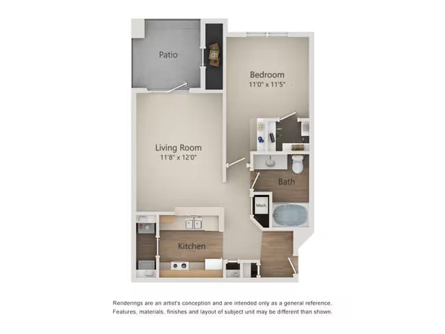 Unit 01132 00812 floor plan