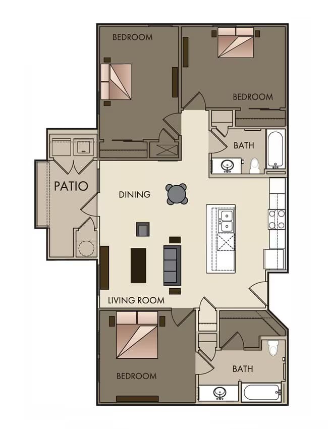 Unit 2101 12204 floor plan