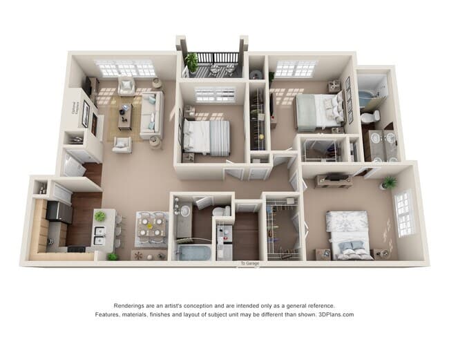 Heavenly 1-1732 floor plan