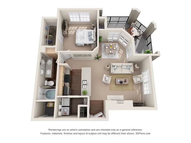 Unit 1-0734 1-0734 floor plan