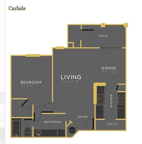 A1-710 1534 floor plan