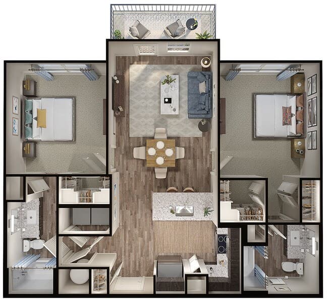 Unit 06306 07106 floor plan