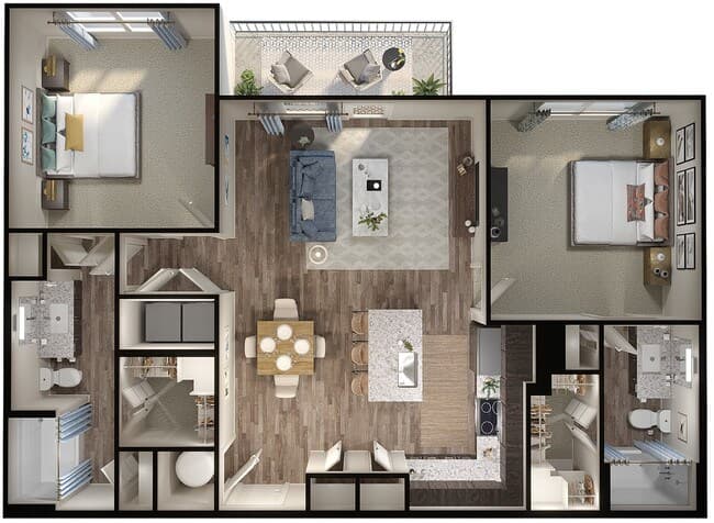 Unit 11105 01305 floor plan