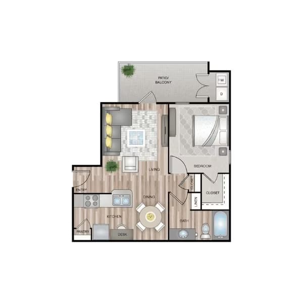 Unit 4108 9205 floor plan