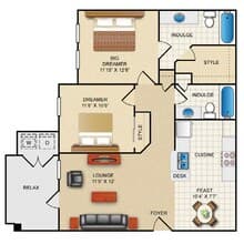 B1R 4104 floor plan