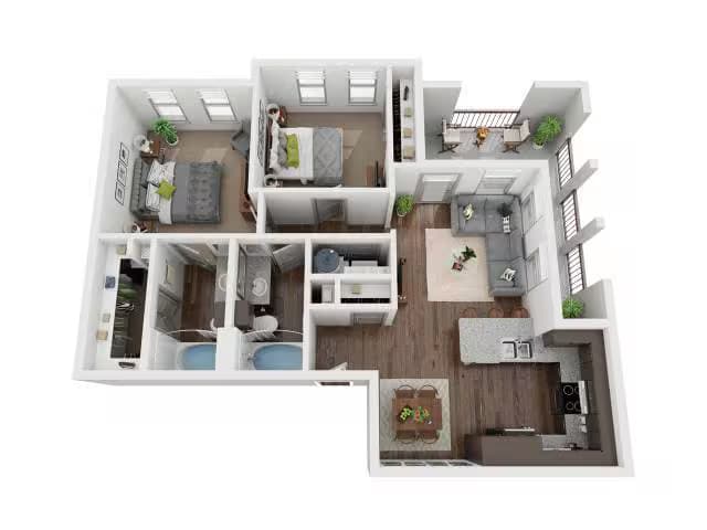 B1a floor plan