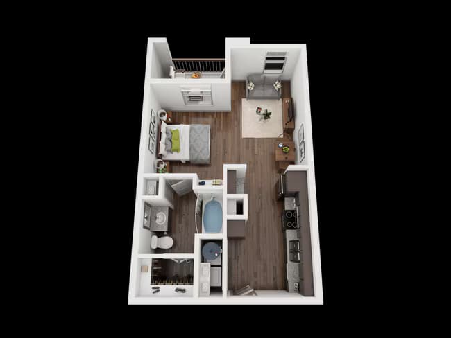 E1 floor plan