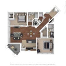 2B 1308 floor plan