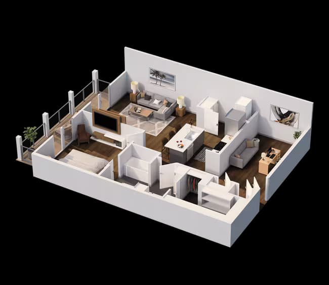 Unit 04302 04302 floor plan
