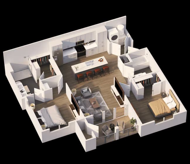 Unit 03211 03211 floor plan