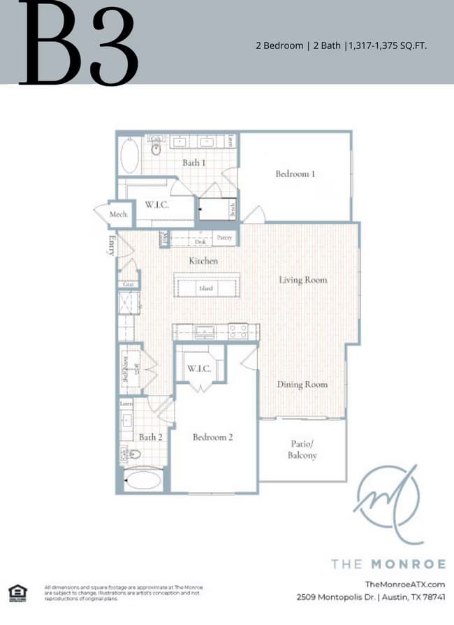 B3 301 floor plan