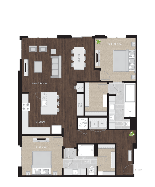 Unit 1018 1018 floor plan