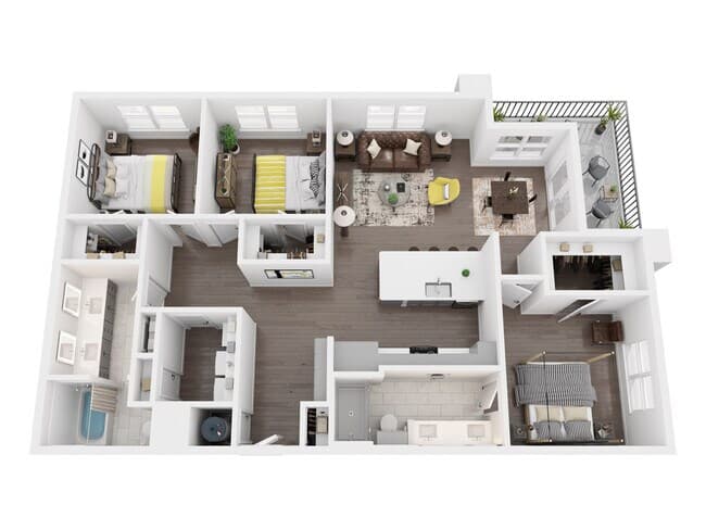 Unit 1070 1070 floor plan