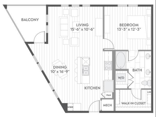 Unit South-S230 South-S330 floor plan