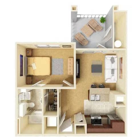 Unit 612 612 floor plan