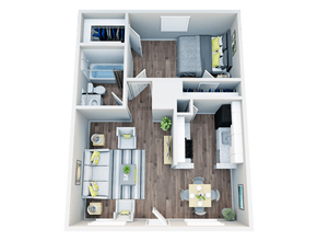 1X1 A1R 617 floor plan