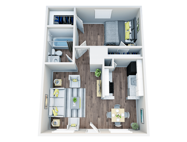 Unit 516 543 floor plan