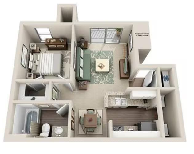 Unit 1707 1707 floor plan