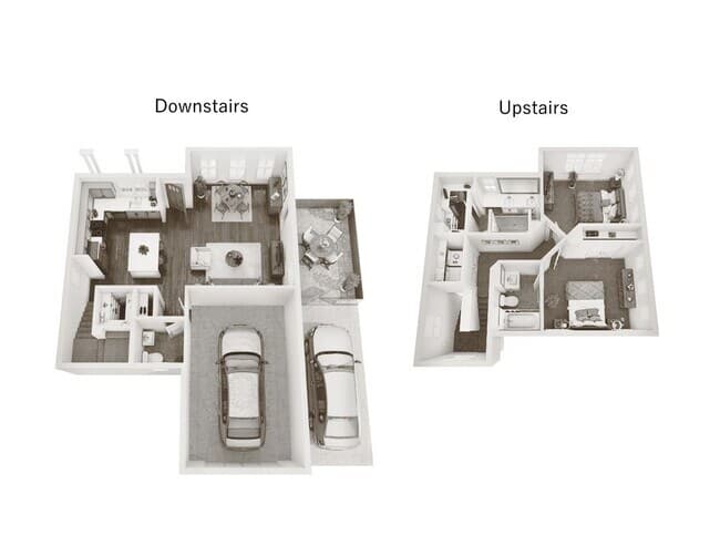 Two Bedroom Farmhouse 2401 floor plan