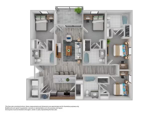 4x4 11203 floor plan