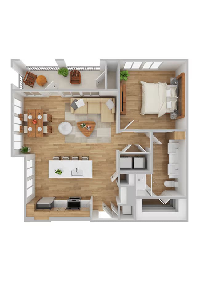 Unit 1419 3102 floor plan