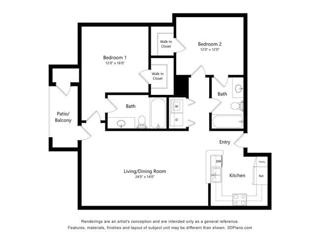 B1 214 floor plan