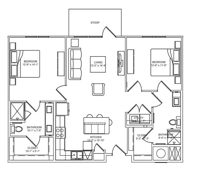 Unit 9306 10406 floor plan