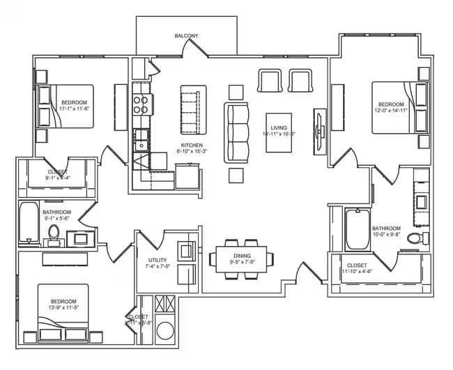 Unit 9205 9205 floor plan