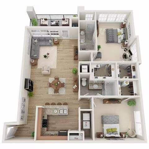 Unit 8101 8101 floor plan