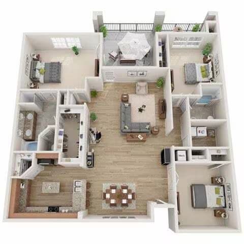 C2 9305 floor plan