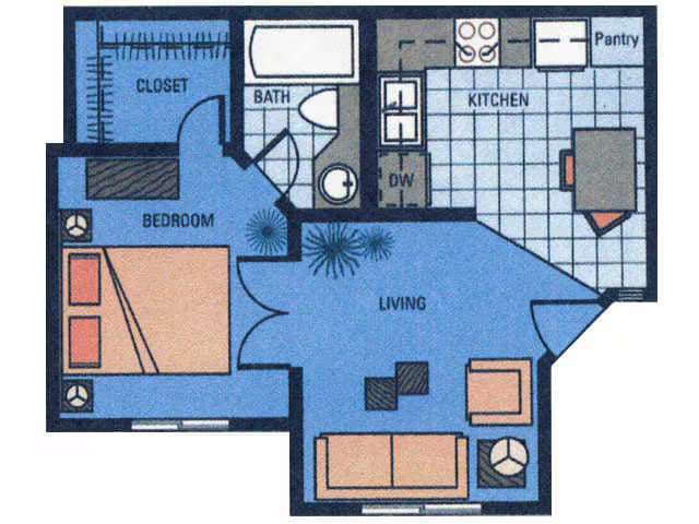 Unit 410 410 floor plan