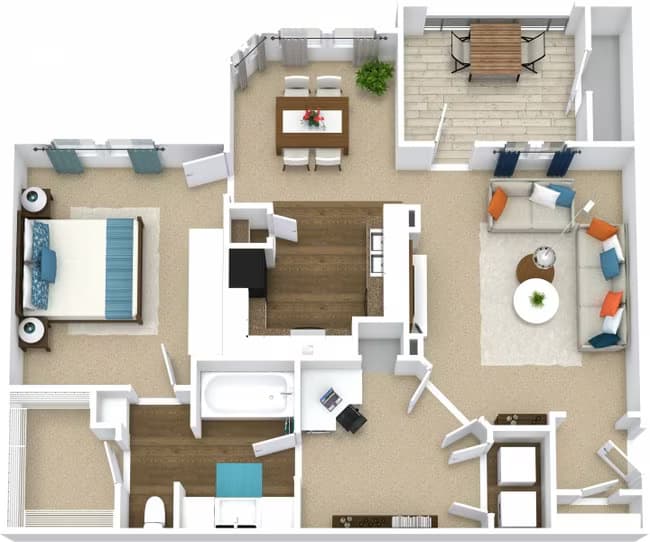 Brazos 827 floor plan