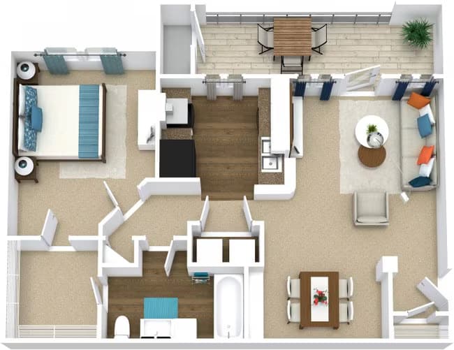 Unit 1132 1132 floor plan