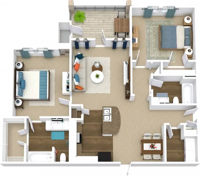 Unit 1516 1027 floor plan