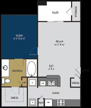 A1 1026 floor plan