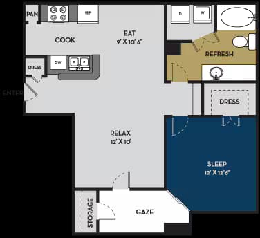 Unit 1022 1022 floor plan