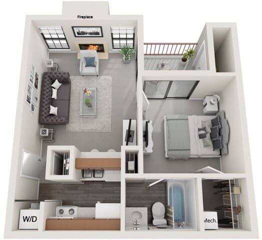 Unit 08-0824 08-0824 floor plan