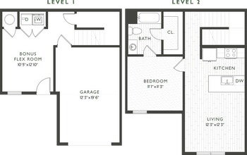 1B 0303 floor plan