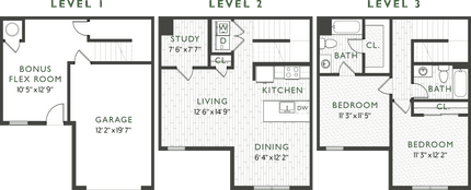 2B 1311 floor plan