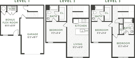 3B 1116 floor plan