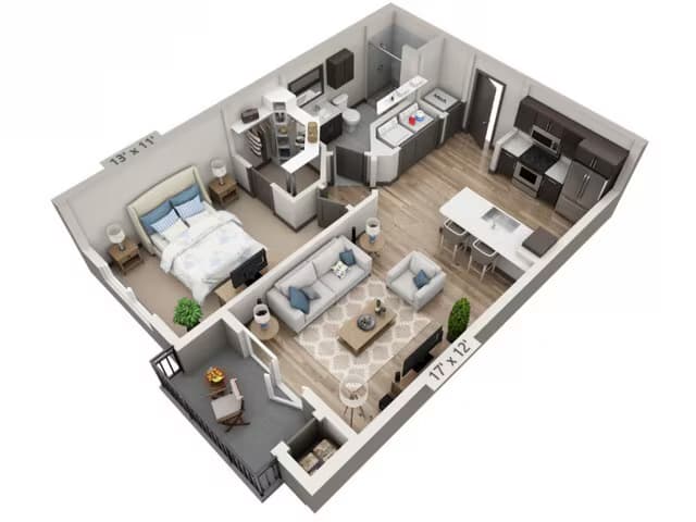 Unit 1235 1235 floor plan