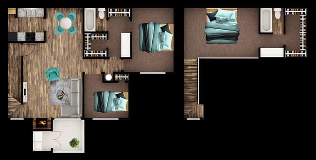 Unit 0316 1310 floor plan
