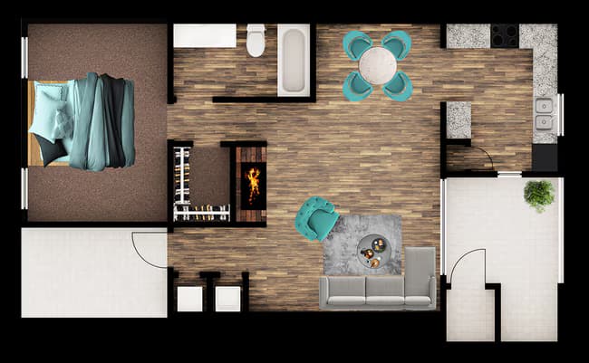 Unit 2505 2505 floor plan
