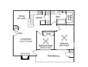 B1 + DEN 1727 floor plan