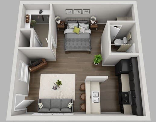 E1 343 floor plan